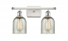 Innovations Lighting 516-2W-WPC-G259 - Caledonia - 2 Light - 15 inch - White Polished Chrome - Bath Vanity Light