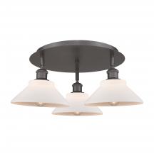  516-3C-OB-G131 - Orwell - 3 Light - 20 inch - Oil Rubbed Bronze - Flush Mount