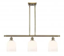  516-3I-AB-G558-6GWH - Bella - 3 Light - 36 inch - Antique Brass - Cord hung - Island Light