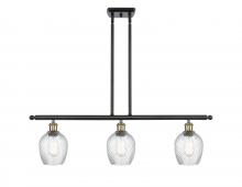  516-3I-BAB-G292 - Salina - 3 Light - 36 inch - Black Antique Brass - Cord hung - Island Light