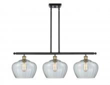  516-3I-BAB-G92-L - Fenton - 3 Light - 38 inch - Black Antique Brass - Cord hung - Island Light