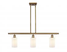  516-3I-BB-G801 - Clymer - 3 Light - 36 inch - Brushed Brass - Cord hung - Island Light