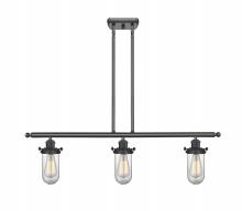  516-3I-BK-CE231-CL - Kingsbury - 3 Light - 36 inch - Matte Black - Cord hung - Island Light