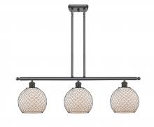 Innovations Lighting 516-3I-OB-G121-8CBK - Farmhouse Chicken Wire - 3 Light - 36 inch - Oil Rubbed Bronze - Cord hung - Island Light