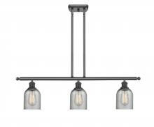  516-3I-OB-G257 - Caledonia - 3 Light - 36 inch - Oil Rubbed Bronze - Cord hung - Island Light