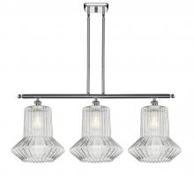  516-3I-PC-G212 - Springwater - 3 Light - 39 inch - Polished Chrome - Cord hung - Island Light