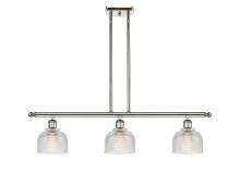  516-3I-PN-G412 - Dayton - 3 Light - 36 inch - Polished Nickel - Cord hung - Island Light