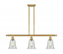  516-3I-SG-G2812 - Hanover - 3 Light - 36 inch - Satin Gold - Cord hung - Island Light