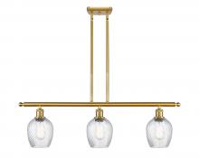  516-3I-SG-G292 - Salina - 3 Light - 36 inch - Satin Gold - Cord hung - Island Light