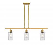  516-3I-SG-G804 - Clymer - 3 Light - 36 inch - Satin Gold - Cord hung - Island Light