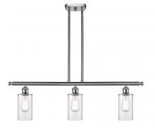  516-3I-SN-G802 - Clymer - 3 Light - 36 inch - Brushed Satin Nickel - Cord hung - Island Light