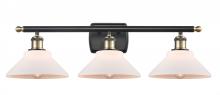  516-3W-BAB-G131 - Orwell - 3 Light - 28 inch - Black Antique Brass - Bath Vanity Light