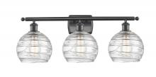  516-3W-OB-G1213-8 - Athens Deco Swirl - 3 Light - 28 inch - Oil Rubbed Bronze - Bath Vanity Light