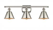  516-3W-PN-M8 - Smithfield - 3 Light - 27 inch - Polished Nickel - Bath Vanity Light