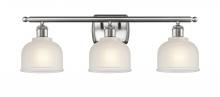  516-3W-SN-G411 - Dayton - 3 Light - 26 inch - Brushed Satin Nickel - Bath Vanity Light