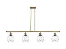  516-4I-AB-G362 - Waverly - 4 Light - 48 inch - Antique Brass - Cord hung - Island Light