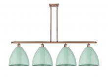  516-4I-AC-MBD-12-SF - Plymouth - 4 Light - 50 inch - Antique Copper - Cord hung - Island Light