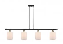  516-4I-BAB-G111 - Cobbleskill - 4 Light - 48 inch - Black Antique Brass - Cord hung - Island Light