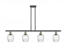  516-4I-BAB-G292 - Salina - 4 Light - 48 inch - Black Antique Brass - Cord hung - Island Light