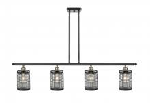  516-4I-BAB-M18-BK - Nestbrook - 4 Light - 48 inch - Black Antique Brass - Multi Pendant