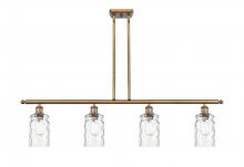  516-4I-BB-G352 - Candor - 4 Light - 48 inch - Brushed Brass - Cord hung - Island Light