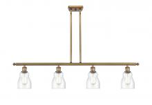  516-4I-BB-G394 - Ellery - 4 Light - 48 inch - Brushed Brass - Cord hung - Island Light