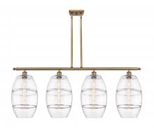  516-4I-BB-G557-10CL - Vaz - 4 Light - 48 inch - Brushed Brass - Cord hung - Island Light