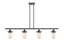  516-4I-BK-CE231-W - Kingsbury - 4 Light - 48 inch - Matte Black - Cord hung - Island Light