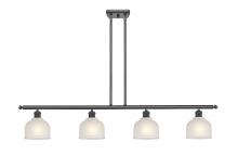  516-4I-BK-G411 - Dayton - 4 Light - 48 inch - Matte Black - Cord hung - Island Light