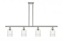  516-4I-PN-G342 - Hadley - 4 Light - 48 inch - Polished Nickel - Cord hung - Island Light