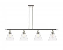 Innovations Lighting 516-4I-PN-GBC-84 - Berkshire - 4 Light - 48 inch - Polished Nickel - Cord hung - Island Light