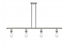  516-4I-PN - Bare Bulb - 4 Light - 48 inch - Polished Nickel - Cord hung - Island Light