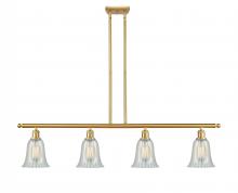  516-4I-SG-G2811 - Hanover - 4 Light - 48 inch - Satin Gold - Cord hung - Island Light