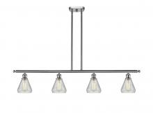  516-4I-SN-G275 - Conesus - 4 Light - 48 inch - Brushed Satin Nickel - Cord hung - Island Light