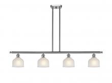  516-4I-SN-G411 - Dayton - 4 Light - 48 inch - Brushed Satin Nickel - Cord hung - Island Light