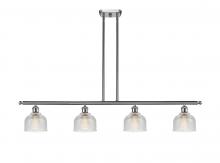  516-4I-SN-G412 - Dayton - 4 Light - 48 inch - Brushed Satin Nickel - Cord hung - Island Light