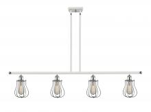  516-4I-WPC-CE513 - Muselet - 4 Light - 48 inch - White Polished Chrome - Cord hung - Island Light