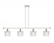  516-4I-WPC-G402 - Niagara - 4 Light - 48 inch - White Polished Chrome - Cord hung - Island Light