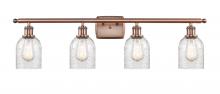  516-4W-AC-G259 - Caledonia - 4 Light - 35 inch - Antique Copper - Bath Vanity Light