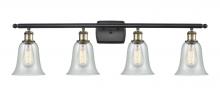  516-4W-BAB-G2812 - Hanover - 4 Light - 36 inch - Black Antique Brass - Bath Vanity Light