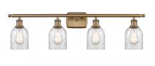  516-4W-BB-G259 - Caledonia - 4 Light - 35 inch - Brushed Brass - Bath Vanity Light