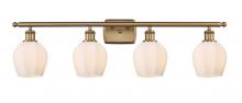  516-4W-BB-G461-6 - Norfolk - 4 Light - 36 inch - Brushed Brass - Bath Vanity Light