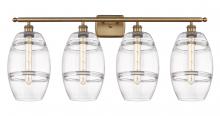  516-4W-BB-G557-8CL - Vaz - 4 Light - 38 inch - Brushed Brass - Bath Vanity Light