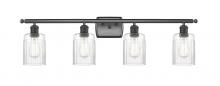  516-4W-BK-G342 - Hadley - 4 Light - 35 inch - Matte Black - Bath Vanity Light