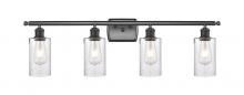  516-4W-BK-G804 - Clymer - 4 Light - 34 inch - Matte Black - Bath Vanity Light