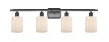  516-4W-OB-G341 - Hadley - 4 Light - 35 inch - Oil Rubbed Bronze - Bath Vanity Light