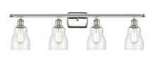  516-4W-PN-G394 - Ellery - 4 Light - 35 inch - Polished Nickel - Bath Vanity Light