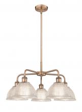  516-5CR-AC-G422 - Arietta - 5 Light - 26 inch - Antique Copper - Chandelier