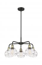  516-5CR-BAB-G556-6CL - Rochester - 5 Light - 24 inch - Black Antique Brass - Chandelier