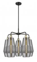  516-5CR-BAB-G683-7 - Windham - 5 Light - 25 inch - Black Antique Brass - Chandelier